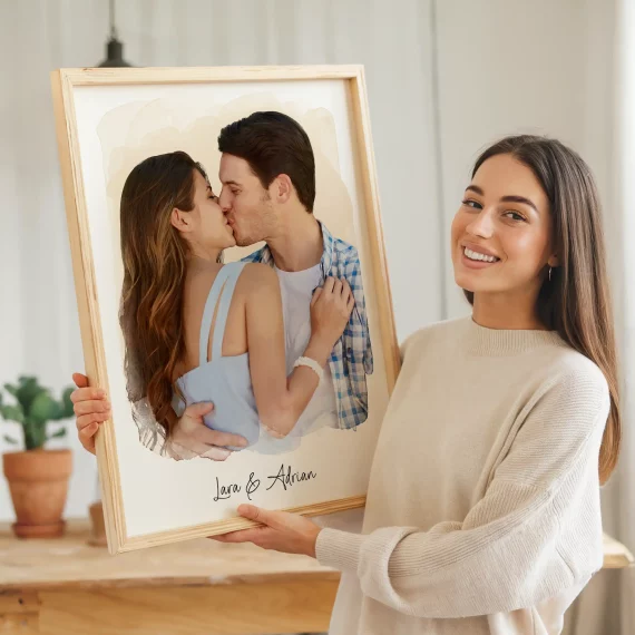 Custom Couple Portrait from Photo