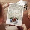 Mapa de Compromiso — impresión artística personalizada