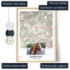 Mapa Naszych Zareczyn — personalizowany plakat artystyczny